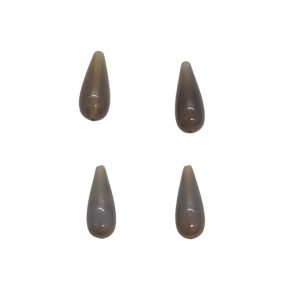 Stor droppe, 25 mm, grå