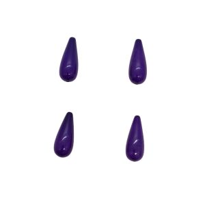 Stor droppe, 25 mm, lila